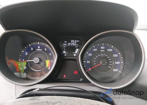 2013 Hyundai Elantra Gls z USA, uszkodzony, nr VIN 5NPDH4AE1DH452107